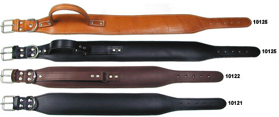 Lined Greyhound-Type Large Collar with and without Grip