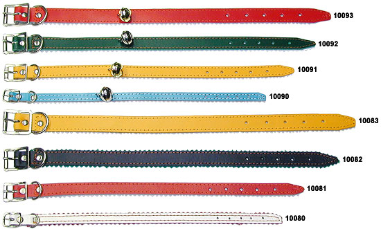 Felt-lined Collars with and without Little Bell