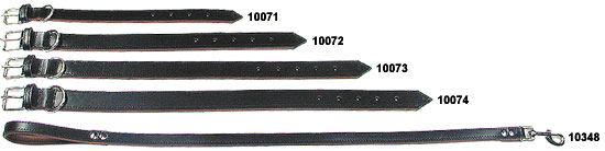 Coleiras e Trela Elegance Cosidas com Forro Castanho